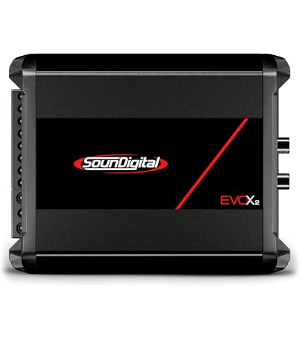 Amazon.co.jp: SounDigital 1600.1 EVO6 モノカーアンプ 1600W RMS 1
