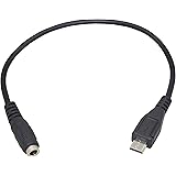 Cerrxian Acアダプター用出力dcプラグ変換アダプター Dc5521 Miniusb 5 5mm 2 1mmからminiusb 5pin cm 黒 Cerrxian