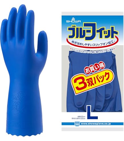 Amazon.co.jp: ショーワグローブ 20双セット販売 No.130ビニトップ薄手