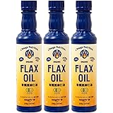 有機JAS　フラックスシードオイル（亜麻仁油）237ml×3本セット