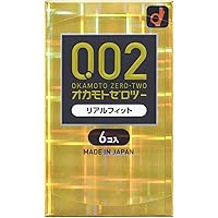 オカモトコンドームズ オカモト ゼロツー 0.02ミリ ポリウレタン (PU) リアルフィット 6個入り