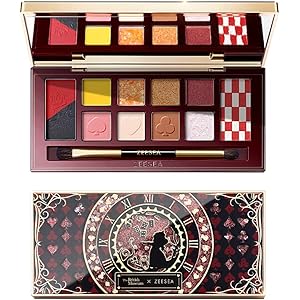 ZEESEA(ズーシー) 大英博物館アリス•ドリームランドシリーズ アイシャドウパレット(12色)01 ハート女王 15g アイシャドウ