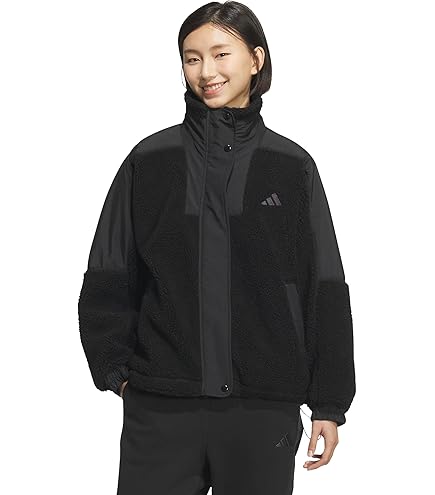 Amazon.co.jp: adidas(アディダス) マストハブ ボア フルジップ