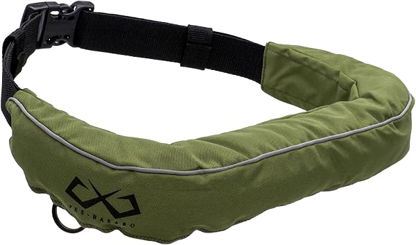 JES-BASARO B-Life-Jac-Mf-MN/AT Life Jacket, Manual Inflatable, Waist Fit, 3D Cut Design, Fishing, Adults, Children, Men's, Women's, Sizes 27.6 - 55.1 inches (70 - 140 cm), Japanese Manufacturer - 1