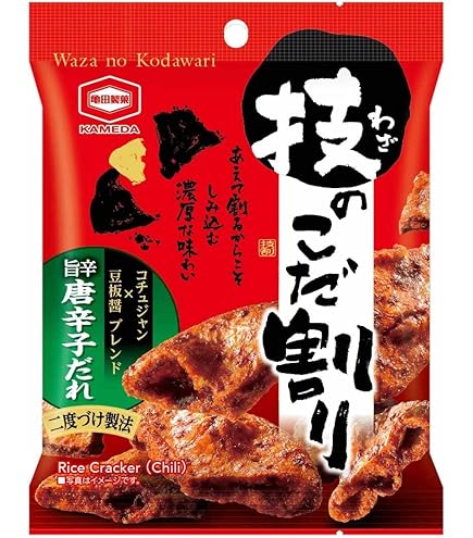 Amazon.co.jp: 亀田製菓 技のこだ割り 濃厚醤油 120g×6袋 : 食品・飲料