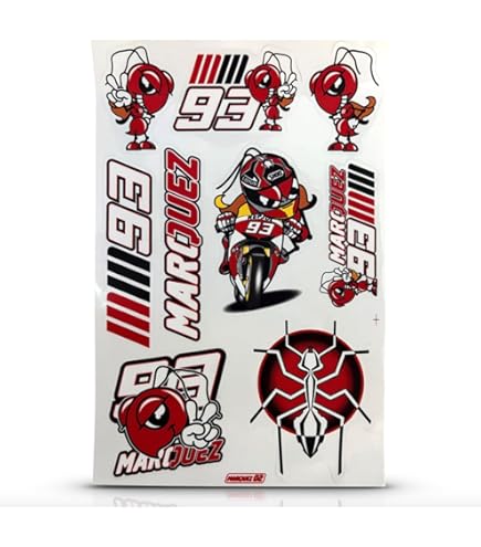 Amazon.co.jp: 汎用 Marc Marquez（マルク マルケス）ステッカー