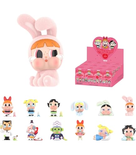 CRYBABY パワーパフ ガールズ　ブラインドボックス　6個入り Amazon | POP MART CRYBABY × Powerpuff Girls Series-Vinyl Face