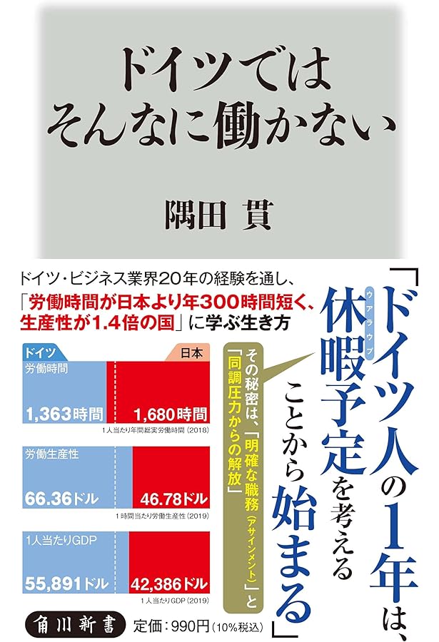 仕事の「生産性」はドイツ人に学べ 「効率」が上がる、「休日」が
