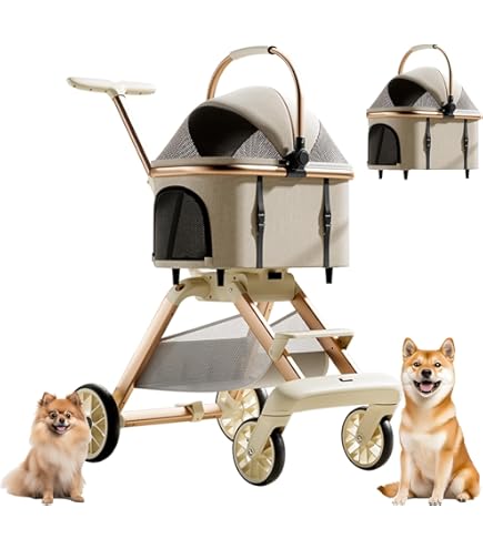 Amazon.co.jp: カインズ(CAINZ) 電車に乗せられるペットカート グレー