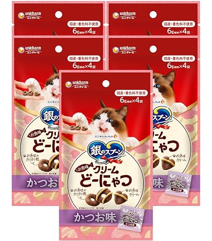 Amazon.co.jp: 【まとめ買い】 銀のスプーン 猫用 おやつ お魚クリーム