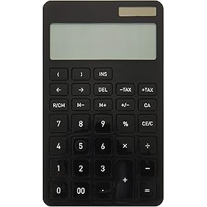 アスカ 電卓 計算式表示電卓 ()計算可 C1242BK ブラック