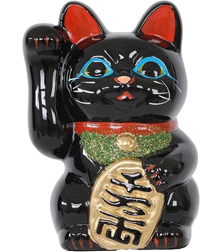 Amazon | レトロ 招猫(赤)貯金箱 日本製 | 貯金箱 | おもちゃ