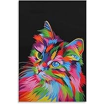 「ルミナス」｜絵画 原画 抽象画 動物画 猫の絵 イラスト アート ドローイング 人気ブランド 猫 ねこ 現代アート ペット ドローイング イラスト
