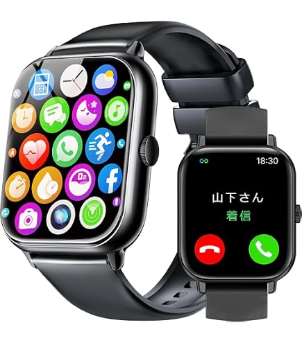 Amazon | スマートウォッチ【2024年業界最新傑作】iPhone対応