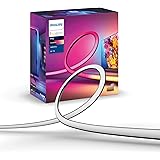 Philips Hue Gradient Lightstrip 65 Inch for TV & Gaming. Smart Entertainment LED Lighting with Voice Control. Compatible with