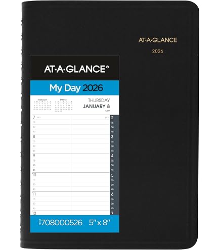 AT-A-GLANCE 2026 Weekly/Monthly Planner - 8.25"x11", Triple View, Quarter-Hourly Appointments, Ink-Resistant Paper - View #9