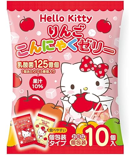 Amazon.co.jp: タクマ食品 ハローキティーフルーツゼリー 265g(約17個