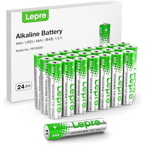 Lepro 単4形 アルカリ乾電池 24本セット ハイパワー 大容量 液漏れ防止 耐久 長持ち 長期間保存可能 おもちゃ 電池式ランタン 懐中電灯 時計 リモコン 携帯ラジオ 防災用