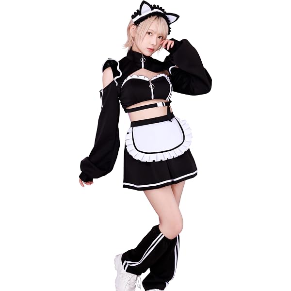 Amazon.co.jp: [Malymoon] 猫耳 レザー チャイナ キャット ネコ耳