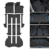 Jiooy トヨタ 新型 アルファード40系 フロアマット+セカンドマット+ラゲッジマット 7枚セット ヴェルファイア40系 ラゲッジトレイ ALPHARD40 3D立体マット VELLFIRE40 アクセサリー 車種専用設計 防水 TPE 滑り防止 汚れ防止 取付簡単