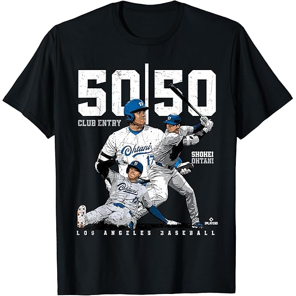 Amazon | 大谷翔平 ロサンゼルス 50/50 クラブライトニングMLB選手 T