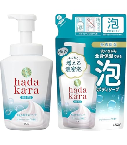 hadakara(ハダカラ)泡で出てくるボディソープ クリーミーソープの香り つめかえ用大型(750ml*12袋セット)[ボディソープ] Amazon.co.jp: hadakara(ハダカラ) ボディーソープ 泡タイプ