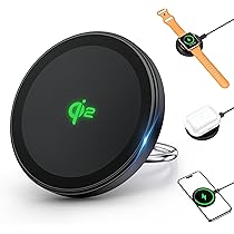 Amazon.co.jp: ワイヤレス充電器 2 in 1 24ヶ月保証 Apple認証品