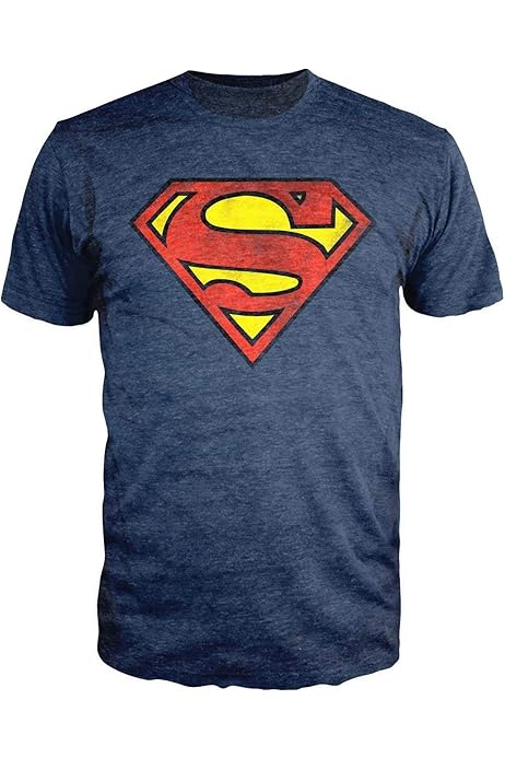 DC Comics Men's Superman Classic Logo T 