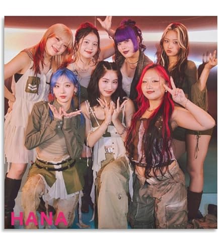 Amazon.co.jp: 歌手 HANA ハナ Debut Single Rose アルバムキャンバス