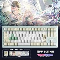 Amazon.co.jp: VSPO GEAR ゲーミングキーボード 第1弾 英リサ ぶいすぽ 