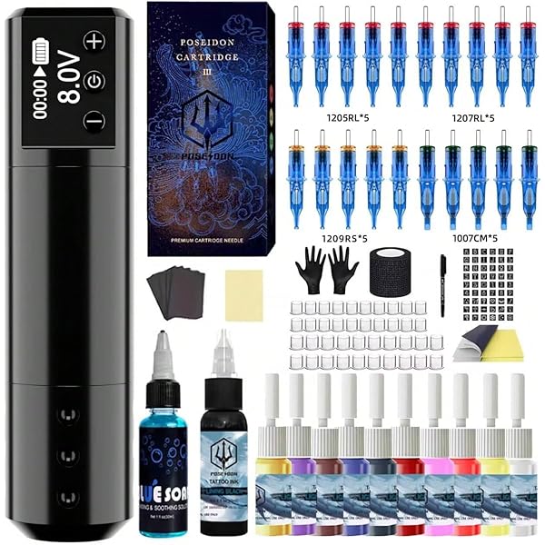 Amazon | タトゥーマシン セット タトゥーペンセット ワイヤレス