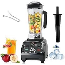 ☆ミキサー ブレンダー 大容量 2L 8枚刃 スピード調整 ブラック Amazon | Kitchen in the box ミキサー ブレンダー 大容量 2L 氷