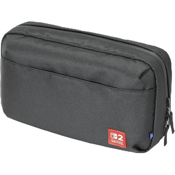 NSX-074 HORI Reversible Travel Pouch (Gray×Royal Blue) for NS2