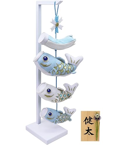室内鯉のぼり　登竜門伝説　中　人形の伏見屋　鯉のぼり　つるし飾り　ちりめん　高級 Amazon | 【五月人形】【室内鯉のぼり】室内鯉幟：登竜門伝説(特小