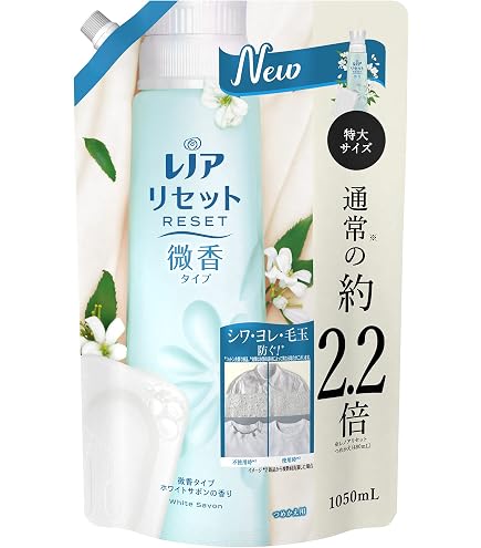 Amazon | レノア リセット 柔軟剤 衣類のシワ&ダメージを防ぐ 微香 Amazon | レノア リセット 柔軟剤 衣類のシワ&ダメージを防ぐ 微香