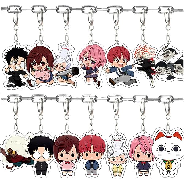 Amazon.co.jp: HANHUO ダンダダン キーホルダー モモ 綾瀬桃 高倉健