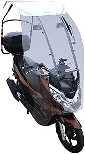 バイク屋根 スクーター屋根 Roofshield ルーフシールド Pcx用 雨具 防寒具 不要 Uvカット 日焼け防止 完全防御 Pcx用日焼け防止 オールシーズン オールウェザー 完全防御 Rs Pcx A01 スクリーン パーツ 車 バイク Amazon