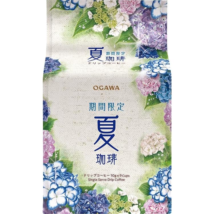 Amazon.co.jp: 小川珈琲 期間限定 春珈琲ドリップコーヒー 9杯分 ×3個