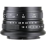 七工匠 7artisans 25M43B 25mm F1.8 マイクロフォーサーズ ブラック レンズ