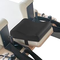 Pilates-Kopfkissen Von MABOZOO – Nackenstütze Für Reformer | Schwarzes PU-Leder, Ergonomisch & Komfortabel