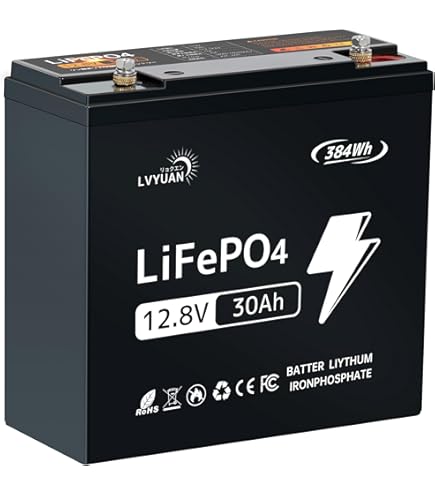 Amazon | 【Grade-Aセル・30A BMS・5年保証】LVYUAN 12V 30Ah リン酸鉄
