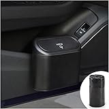 Cluoling 車用ゴミ箱 小型 ごみ箱 ミニ自動ゴミ箱 引っ掛け式 ダストボックス 後部座席 助手席 収納ケース 防水 ABS樹脂 多機能 サイドポケット ゴミ袋1ロール付き