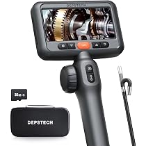 Amazon.co.jp: DEPSTECH ファイバースコープ 先端可動式 4.5インチIPS