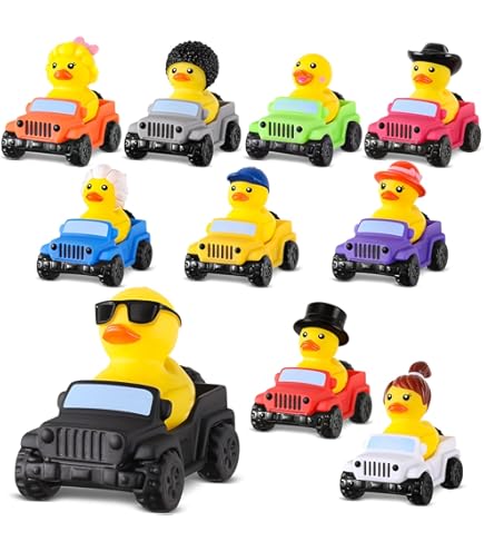 Amazon.co.jp: 15 Jeep Ducks ゴム製アヒル。 5つのクラシック