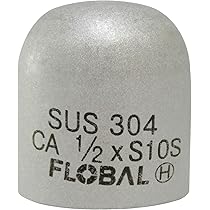 Amazon.co.jp: フローバル SUSキャップ 突き合せ溶接継手 B-CA