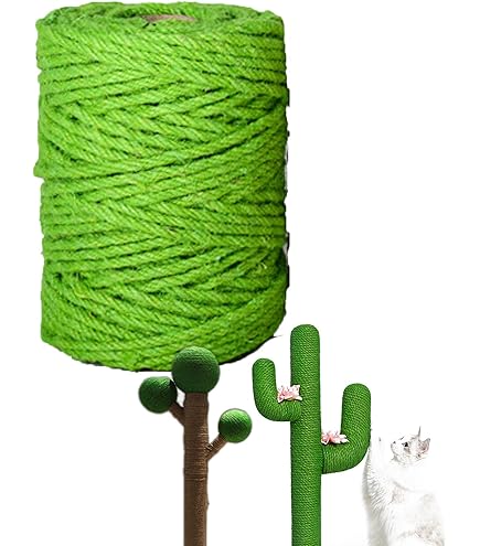 Amazon.co.jp: 麻ロープ 麻紐 麻縄手すり 猫 ハンモック 階段 爪とぎ