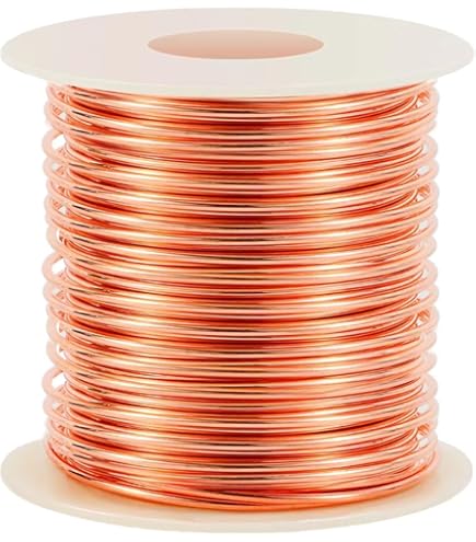 2X Copper Wire, 99.9% Soft Pure Bare Copper Wire For Gardening Electroculture 16 Gauge 1 3 Mm Diameter 127 Feet 1 Pound