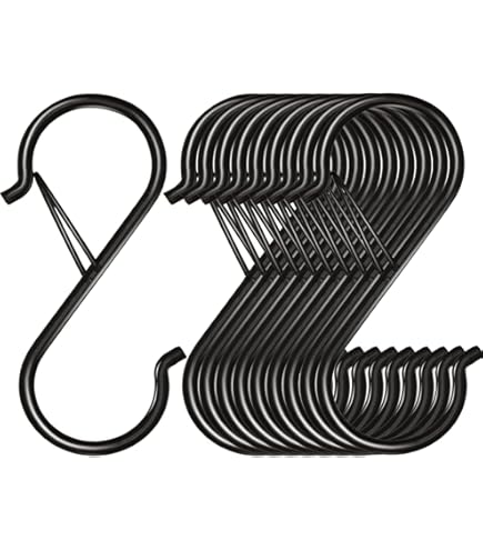 Amazon | s字 フック 落ちない s字フック (9cm×10pcs) Sカン S形フック