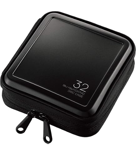 Amazon.co.jp: Digio2 CD/DVDケース 120枚収納 ブラック CD-080-120-BK 