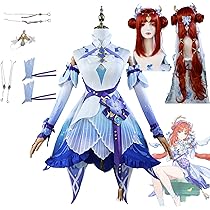 【即日発送◎】原神 ニィロウ 東風はこぶ花の吐息 Sサイズ 衣装 ウィッグ付き 71XGVni3qTL._AC_UL210_SR210,